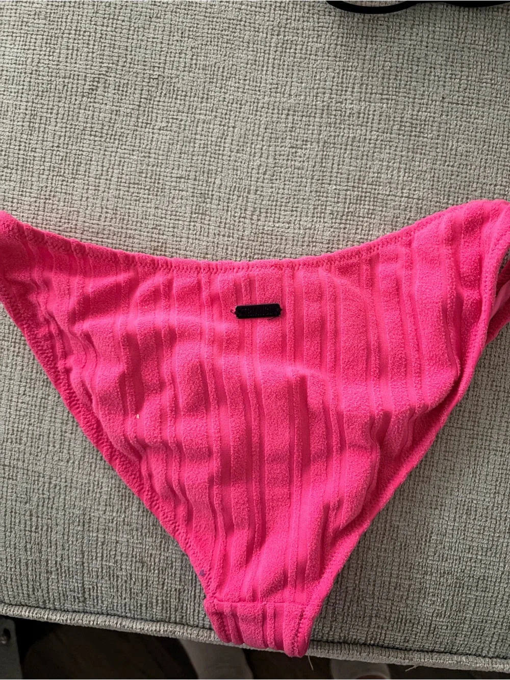 triangl swimwear Hot Pink Ribbed Bikini Bottom
